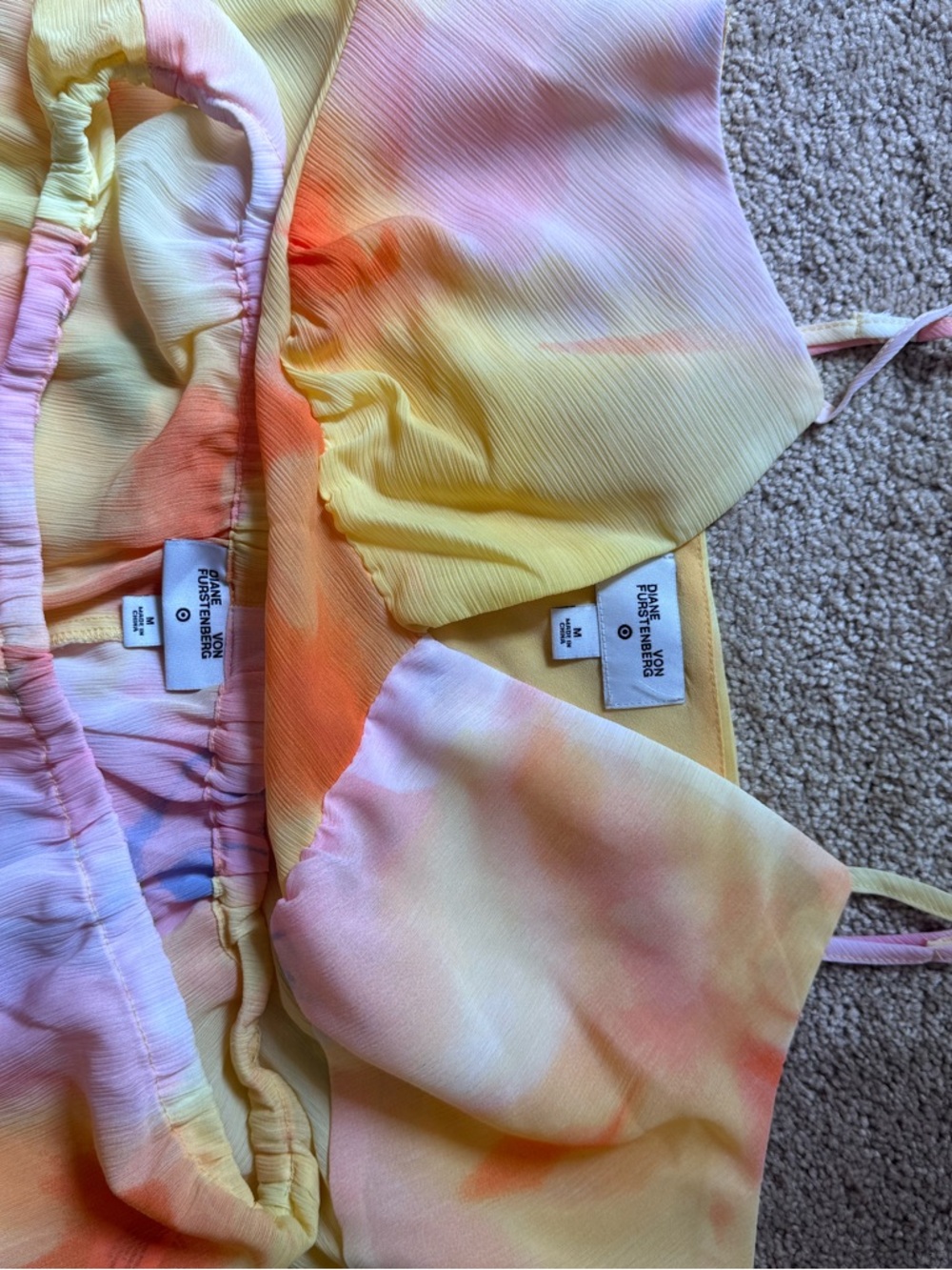 DVF for Target Tie-Dye Cami & Short PJ Set - Picture 2 of 2